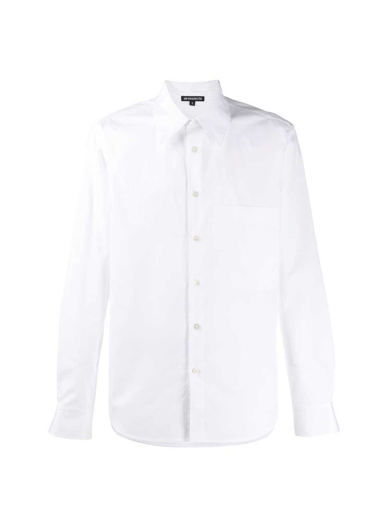 WHITE BASIC SHIRT  앤 드뮐미스터 화이트 베이직 셔츠 - 아데쿠베